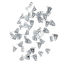 40 Pieces L-shaped angle Iron for Architectural Model Toy Car Part Robotics