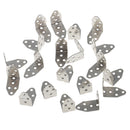 20 Pieces L-shaped angle Iron for Architectural Model Toy Car Part Robotics