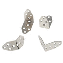 20 Pieces L-shaped angle Iron for Architectural Model Toy Car Part Robotics