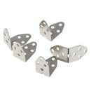 20 Pieces L-shaped angle Iron for Architectural Model Toy Car Part Robotics