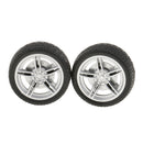 2 Pieces Simulation Rubber Wheel Tire Wheel Toy Model DIY RC Spare Parts 40mm