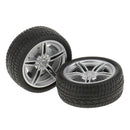 2 Pieces Simulation Rubber Wheel Tire Wheel Toy Model DIY RC Spare Parts 40mm