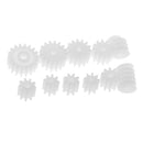 11 Pieces/set Plastic Gears Worm for Kids Toys RC Car Toy Models Part Repair Accessories