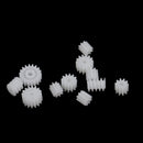 11 Pieces/set Plastic Gears Worm for Kids Toys RC Car Toy Models Part Repair Accessories