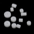 11 Pieces/set Plastic Gears Worm for Kids Toys RC Car Toy Models Part Repair Accessories