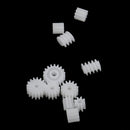11 Pieces/set Plastic Gears Worm for Kids Toys RC Car Toy Models Part Repair Accessories