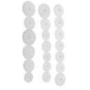 19 Pieces/set White Plastic Assorted Gears Gear Kits for DIY Robot RC Car Toys Model Accessories