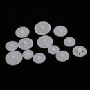 19 Pieces/set White Plastic Assorted Gears Gear Kits for DIY Robot RC Car Toys Model Accessories