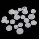 19 Pieces/set White Plastic Assorted Gears Gear Kits for DIY Robot RC Car Toys Model Accessories