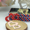 15 Pieces Lattice Wooden Embellishments Scrapbooking Cardmaking DIY Crafts Decor 3cm