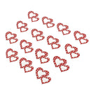15 Pieces Lattice Wooden Embellishments Scrapbooking Cardmaking DIY Crafts Decor 3cm