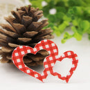 15 Pieces Lattice Wooden Embellishments Scrapbooking Cardmaking DIY Crafts Decor 3cm