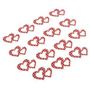 15 Pieces Lattice Wooden Embellishments Scrapbooking Cardmaking DIY Crafts Decor 3cm