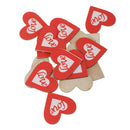 15 Pieces Wooden 'Love' Embellishments for Weddings Scrapbooking Decorating or Crafts 3cm