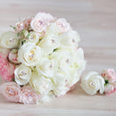 100 Clear Diamond Cut Pins Diamante Bling for Bouquets Wedding Flowers 8mm(Dia)