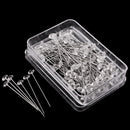 100 Clear Diamond Cut Pins Diamante Bling for Bouquets Wedding Flowers 8mm(Dia)