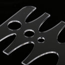 Acrylic Belt Tail/Hole Template Board DIY Belt Making Tool Leather Craft