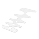 Acrylic Belt Tail/Hole Template Board DIY Belt Making Tool Leather Craft