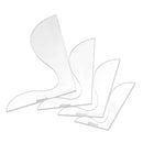 4cm 5cm 6cm 8cm Leather Tool Wallet Acrylic Corner Pattern Board Leather Trim Mould A