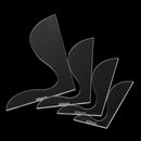4cm 5cm 6cm 8cm Leather Tool Wallet Acrylic Corner Pattern Board Leather Trim Mould A