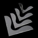 4cm 5cm 6cm 8cm Leather Tool Wallet Acrylic Corner Pattern Board Leather Trim Mould C
