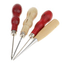 13 Pieces Leather Craft Basic Hand Tools Stitching Sewing Saddle Kit Awl Thimble Groover