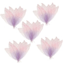 Decorative Skeleton Leaves Scrapbooking Embellishment Cardmaking Bookmark Supplies Pack Of 50PCS Purple+Pink