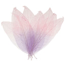 Decorative Skeleton Leaves Scrapbooking Embellishment Cardmaking Bookmark Supplies Pack Of 50PCS Purple+Pink