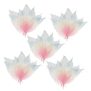 Decorative Skeleton Leaves Scrapbooking Embellishment Cardmaking Bookmark Supplies Pack Of 50PCS Pink+Beige+Blue