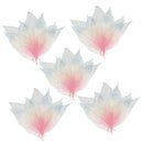 Decorative Skeleton Leaves Scrapbooking Embellishment Cardmaking Bookmark Supplies Pack Of 50PCS Pink+Beige+Blue