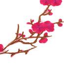 Plum Blossom Style Flower Embroidery Lace Applique for Lingerie Dresses Dolls Sewing Crafts Clothes DIY Rose Red