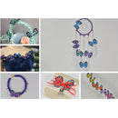 10 Pieces Butterfly Ribbons Bow Applique Embellishment for DIY Crafts Sewing on Dress Clothes