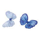 10 Pieces Butterfly Ribbons Bow Applique Embellishment for DIY Crafts Sewing on Dress Clothes