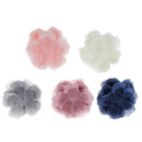 50 Pieces Handmade Decorative Polygonal Wedding Flowers for Headbands Hair Clips