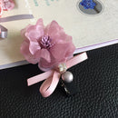 50 Pieces Handmade Decorative Polygonal Wedding Flowers for Headbands Hair Clips