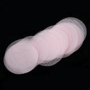 100 Pieces Fabric Chiffon Round Pieces Embellishment for DIY Hair Accessories Headband Crafts 4cm