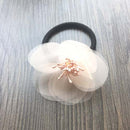 100 Pieces Fabric Chiffon Round Pieces Embellishment for DIY Hair Accessories Headband Crafts 4cm