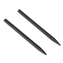 Stainless Steel Paracord Needle With Screw Thread Shaft Tip Stitching Weaving Needle Pack of 2PCS Black