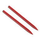 Stainless Steel Paracord Needle With Screw Thread Shaft Tip Stitching Weaving Needle Pack of 2PCS Red