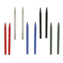 Stainless Steel Paracord Needle With Screw Thread Shaft Tip Stitching Weaving Needle Pack of 2PCS Red