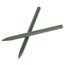 Stainless Steel Paracord Needle With Screw Thread Shaft Tip Stitching Weaving Needle Pack of 2PCS Green