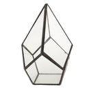 Geometric Shape Glass Flower Pot Terrarium Box Moss Succulent Plant Display Case Holder