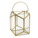 Glass Geometric Terrarium Display Box Succulent Air plant Tea Light Holder