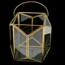 Glass Geometric Terrarium Display Box Succulent Air plant Tea Light Holder