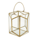 Glass Geometric Terrarium Display Box Succulent Air plant Tea Light Holder