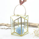 Glass Geometric Terrarium Display Box Succulent Air plant Tea Light Holder