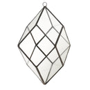 Rhombus Shape Hanging Glass Geometric Terrarium Box Succulent Air plant Case