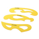 Set of 6 Drawing Curves Drafting Template Stencil Scales Sewing Tailor Craft