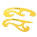 8 Pieces/set French Curves Drawing Ruler Stencil Template Tailor Designer Clothing Rulers for Art