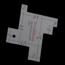 1 Piece 2" Mini Measuring Gauge Imperial Scale for Sewing Quilting Measurement